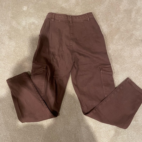 Aritzia Brown Wide Leg Pants - Picture 4 of 5